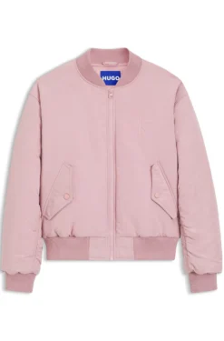 Wasserabweisende Bomberjacke mit Logo-Artwork