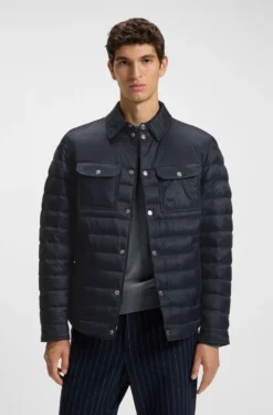 Wasserabweisende Daunenjacke mit Brusttaschen