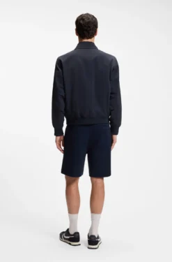 Wasserabweisende Jacke aus Crinkle-Gewebe