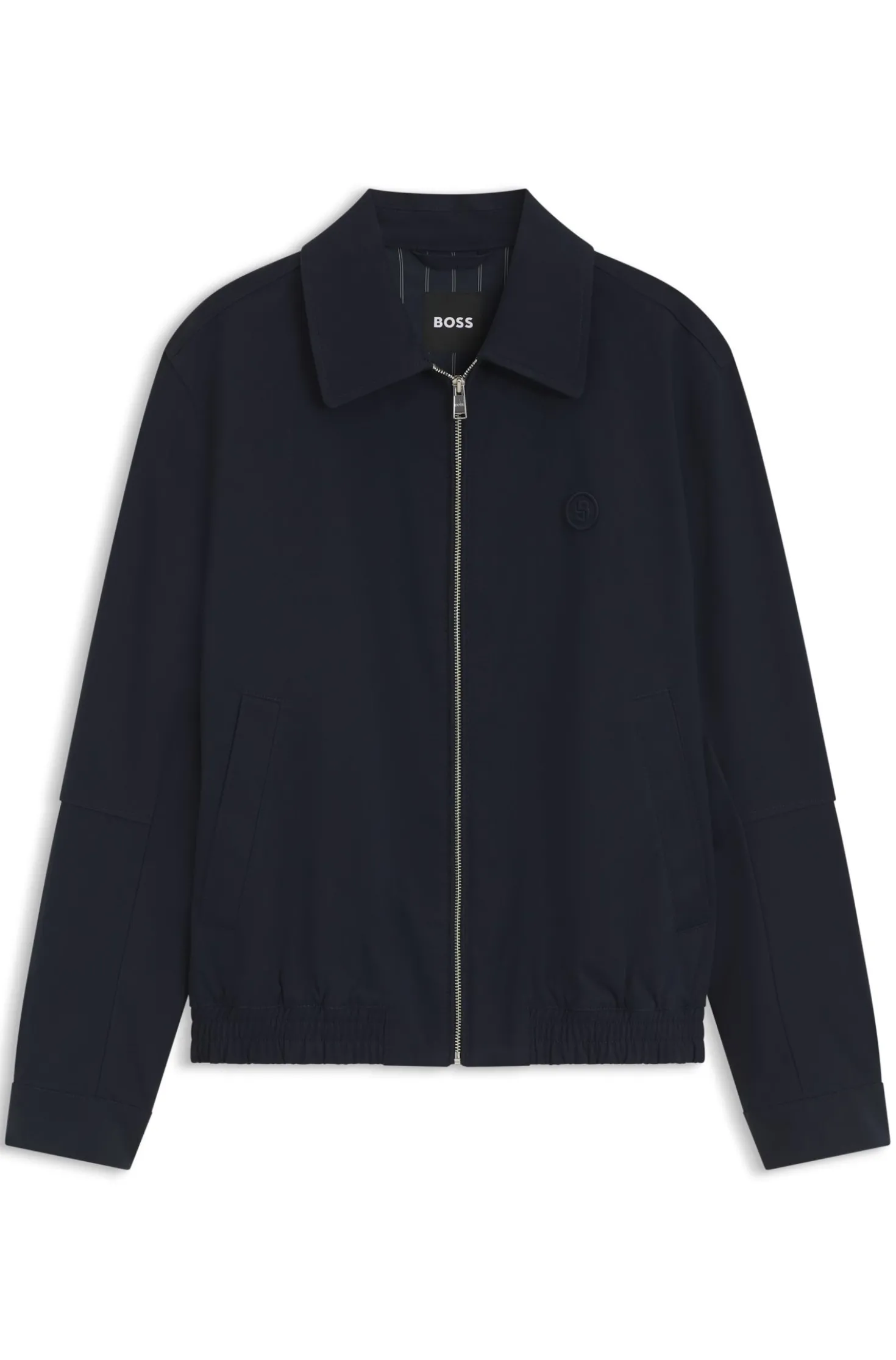 Wasserabweisende Jacke mit Double-B-Monogramm-Abzeichen