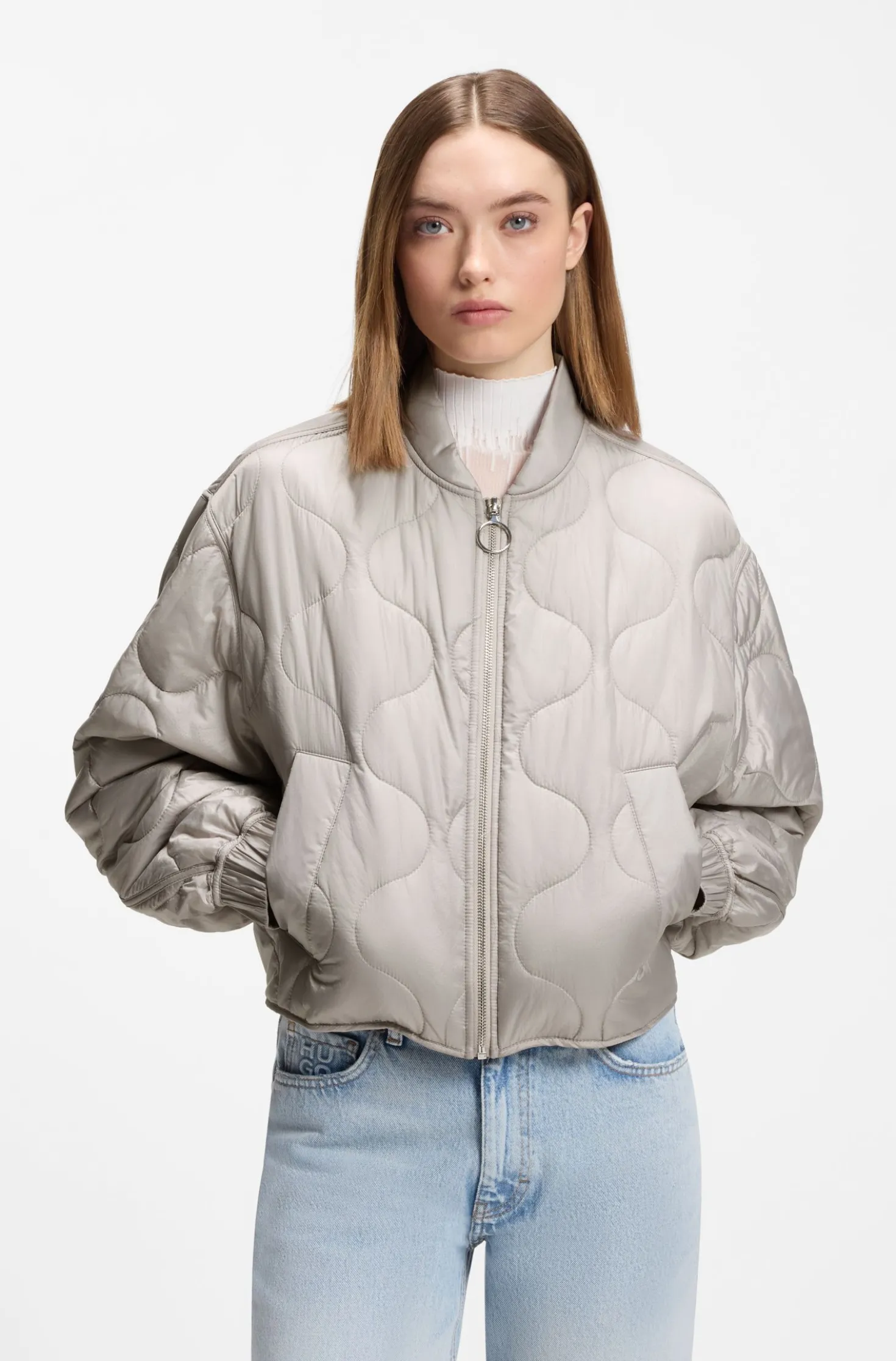 Wasserabweisende Jacke mit Zwiebelsteppung