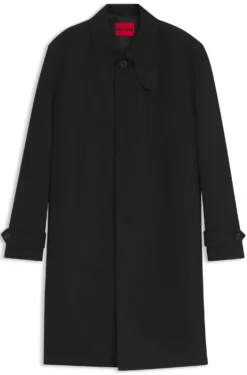 Wasserabweisender Twill-Mantel aus Baumwoll-Mix