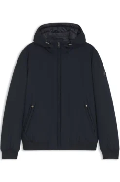 Wasserabweisende wattierte Jacke mit Double-B-Monogramm