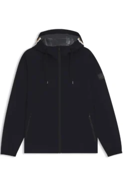 Wasserdichte Reitsport-Jacke mit verstellbarer Kapuze