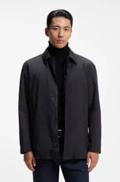 Wattierte Jacke aus angerautem funktionellem Gewebe