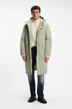 Wattierter Parka mit verstellbaren Details
