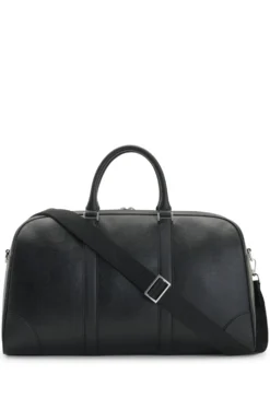Weekender mit Beschlägen in Silber-Optik