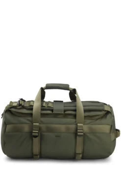 Weekender mit Rucksackriemen und Logo-Schriftzug