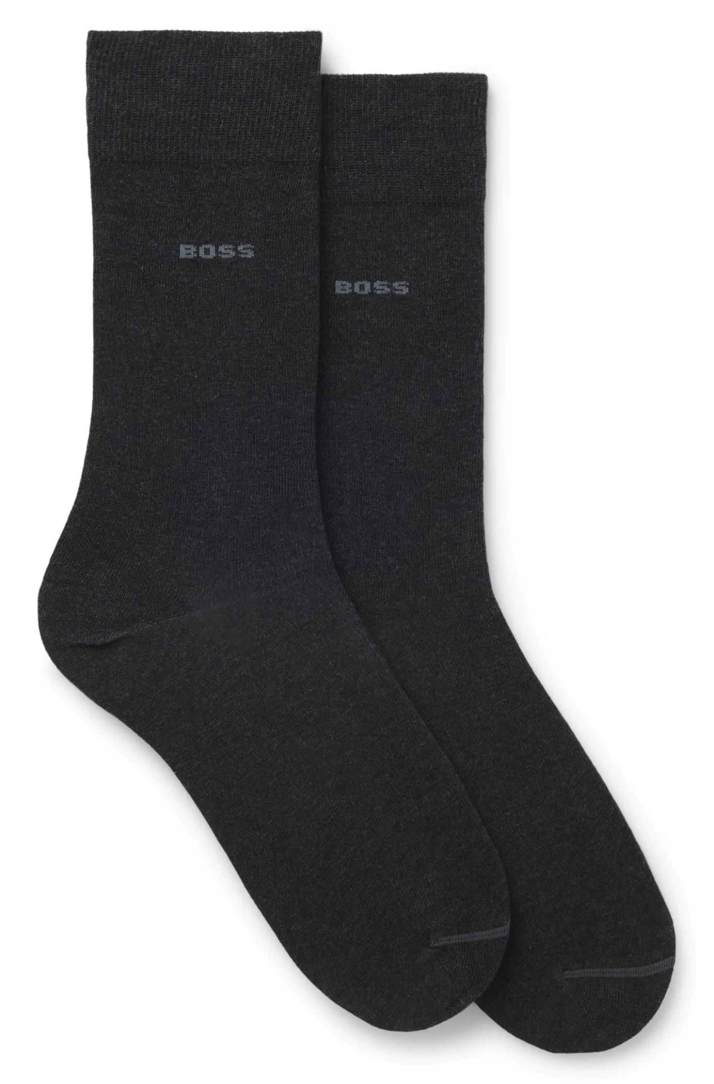 Zweierpack Business-Socken aus softer, kompakter Baumwolle