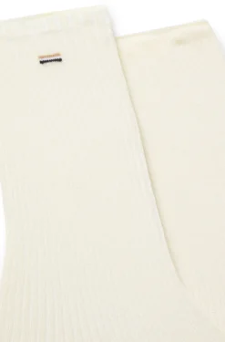 Zweierpack mittelhohe Socken mit Logo-Details