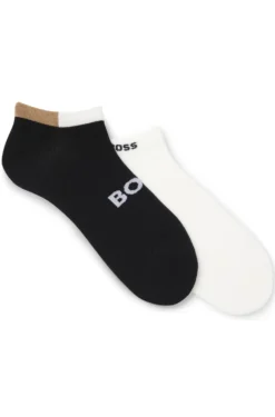 Zweierpack Sneakers-Socken aus softem Bambus-Mix