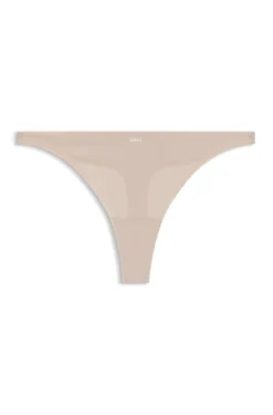 Zweifarbiger String aus Stretch-Jersey