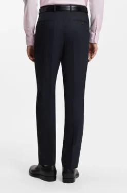 Zweiteiliger Regular-Fit Anzug aus Stretch-Gewebe