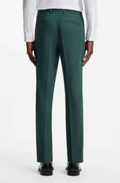 Zweiteiliger Slim-Fit Anzug aus Performance-Stretch-Twill