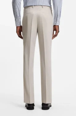 Zweiteiliger Slim-Fit Anzug aus waschbarem Stretch-Gewebe