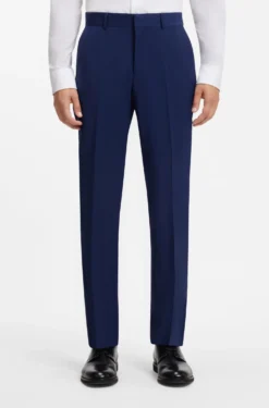 Zweiteiliger Slim-Fit Anzug aus Woll-Mix
