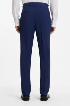 Zweiteiliger Slim-Fit Anzug aus Woll-Mix