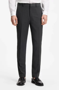 Zweiteiliger Slim-Fit Anzug aus Woll-Mix