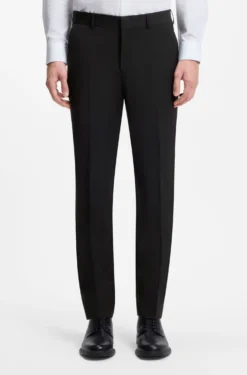 Zweiteiliger Slim-Fit Anzug aus Woll-Mix