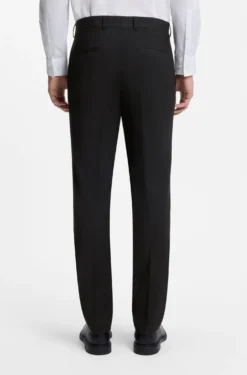 Zweiteiliger Slim-Fit Anzug aus Woll-Mix